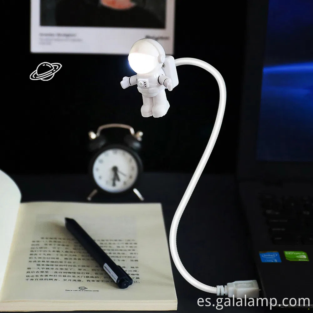 Astronauta USB, Astronauta LED Light, Night Light Creative Book Light